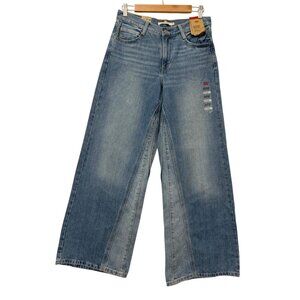 Levis '94 Baggy Wide leg Jeans 90s retro boho preppy blue Y2K sz 27